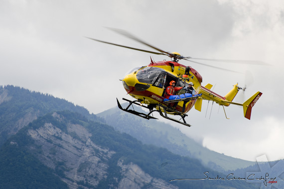 Hélicoptère Dragon 38 du Secours en montagne (Ref: 2311-07-0471) par Sandra Chenu Godefroy