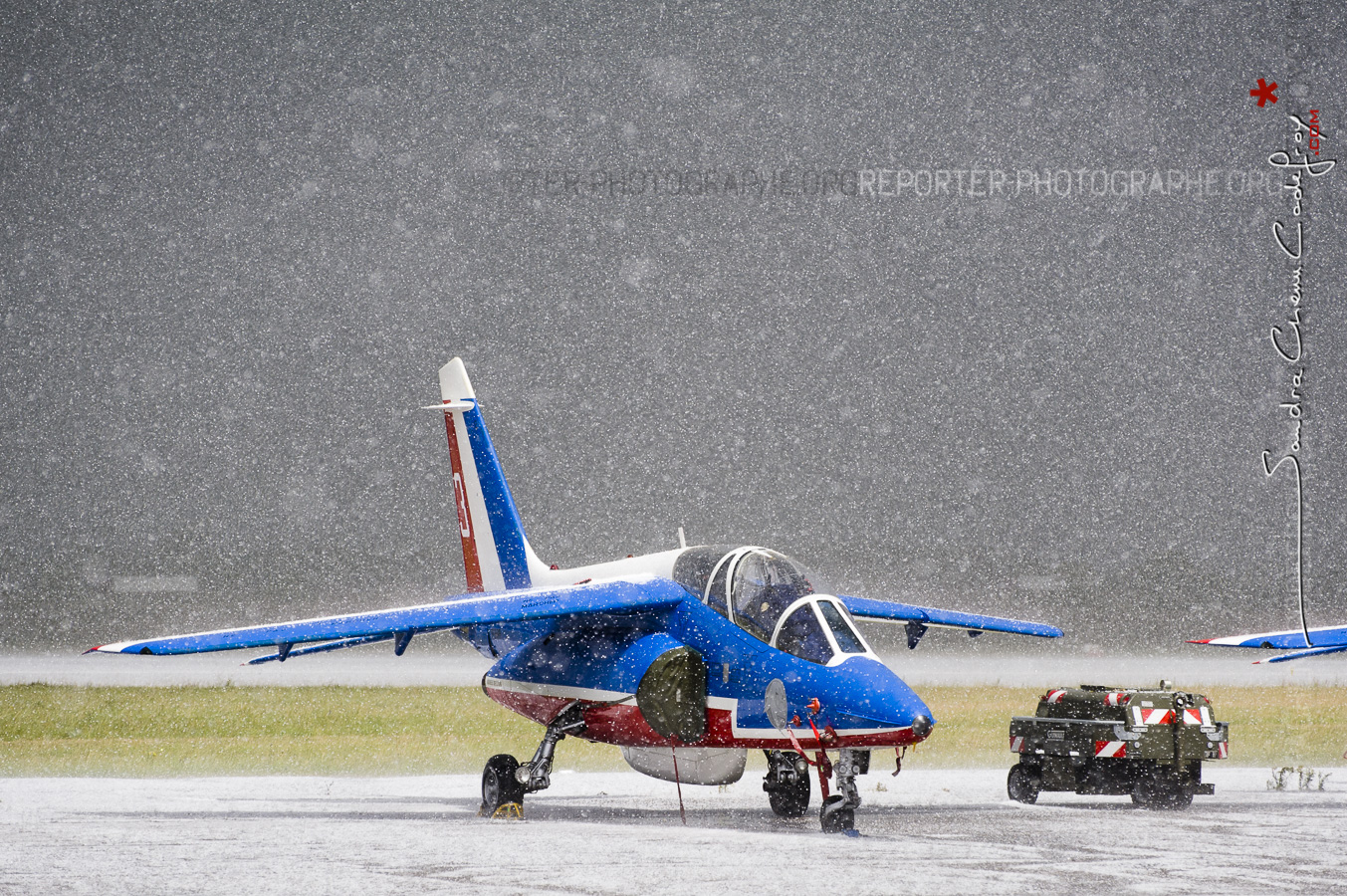 Quand les éléments se déchaînent sur la patrouille de France…