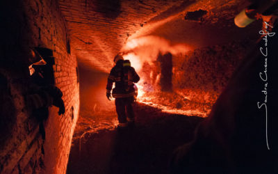 Mise à feu par des pompiers du Fort de Domont [Ref:2111-20-0263]