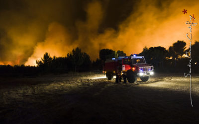 CCF sur le front de flammes de Carry [Ref:2410-13-0347]