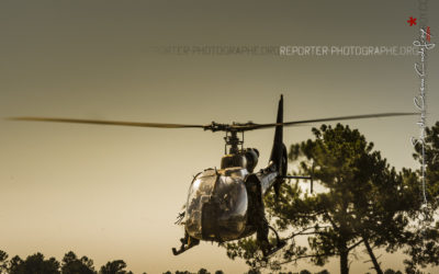 Démonstration du 13 régiment de dragons parachutistes lors des JPO