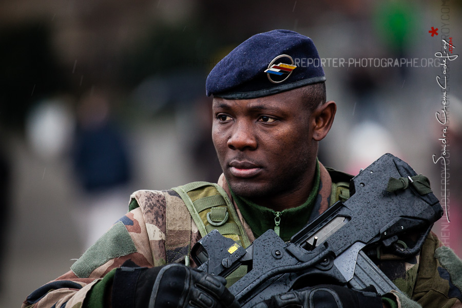 Portrait d'un militaire Sentinelle [Ref:4116-04-0114]