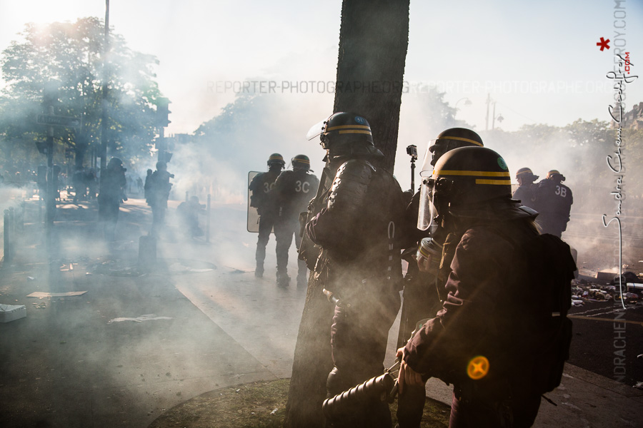 Maintien de l’ordre lors du rassemblement du 1er mai