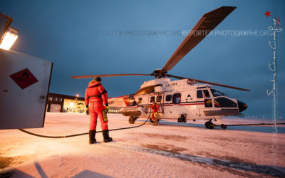 Avitaillement du Super Puma de Sysselmannen [Ref:3212-01-1719]