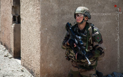 Soldat en entraînement au CNEC [Ref:4316-14-0522]