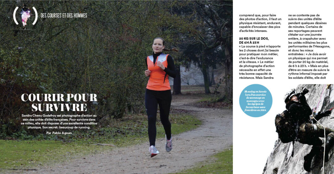 « Courir pour survivre » dans le magazine Runner’s World