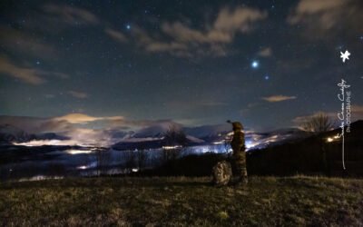 Candidat commando Montagne en attente de nuit