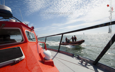 Reportage photo en milieu humide, chez les sauveteurs en mer