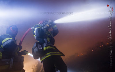 Au plus près des flammes… les photos sur l’incendie de Carry