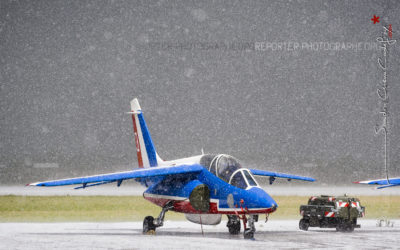 Quand les éléments se déchaînent sur la patrouille de France…