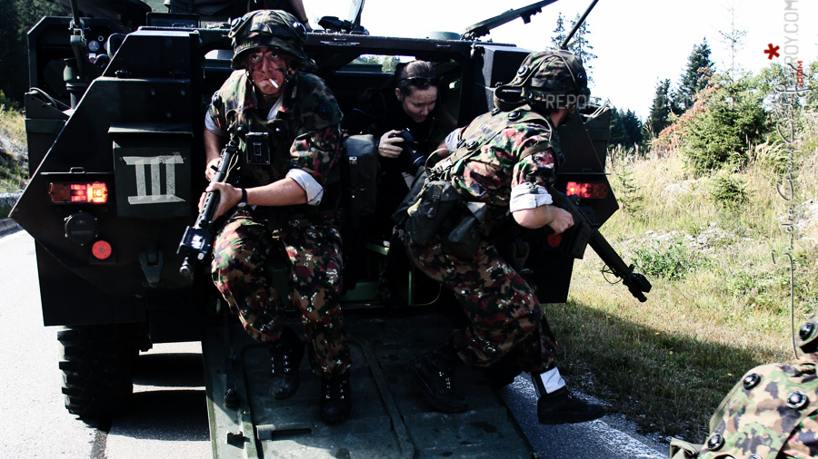 En reportage au Swiss Raid Commando