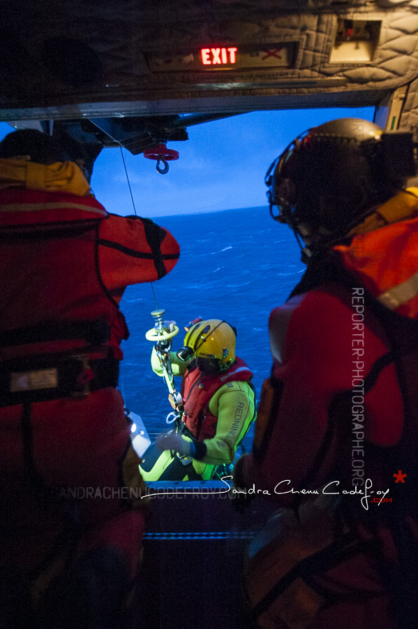 Treuillage en mer du rescue-man [Ref:3212-01-0460]