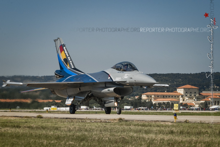 Belgian F16 Solo Display à l'atterrissage [Ref:3513-08-2102]