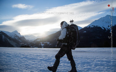 Légionnaires en stage aguerrissement au GAM Modane